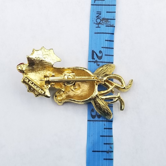 Vintage Gerry's Rudolph Reindeer Xmas brooch - Picture 7 of 7